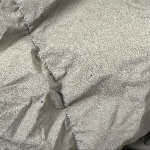 Lands’ End Olive Green Down Fill Parka Puffer Winter Jacket Women’s Size Medium - Picture 6 of 10